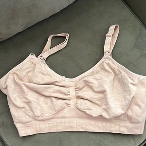 Kindred Bravely Signature Sublime Contour Nursing & Maternity Bra Large Tan